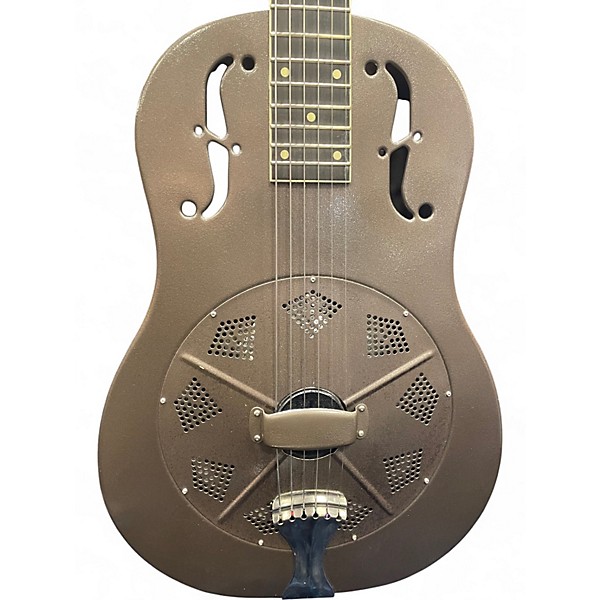 Used National Resonator N 200 Silver Acoustic Guitar