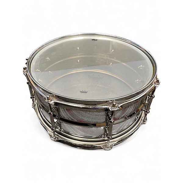 Used Ludwig 6X13 Supralite Snare Chrome Silver Drum