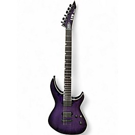 Used ESP LTD H3-1000 Trans Purple Solid Body Electric Guitar