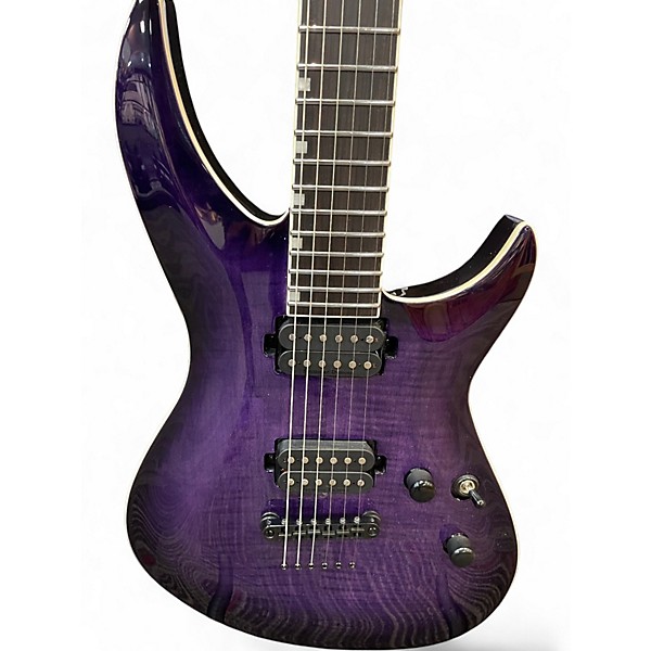 Used ESP LTD H3-1000 Trans Purple Solid Body Electric Guitar