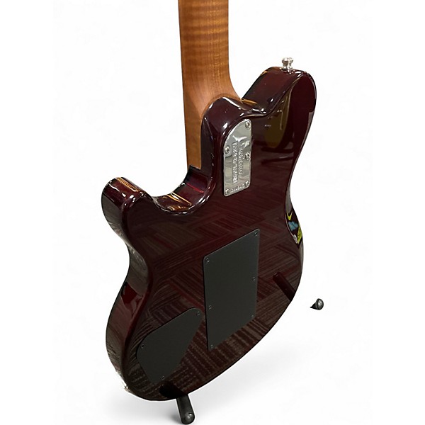 Used 2020s Ernie Ball Music Man Axis Roasted Amber Flame Solid Body Electric Guitar