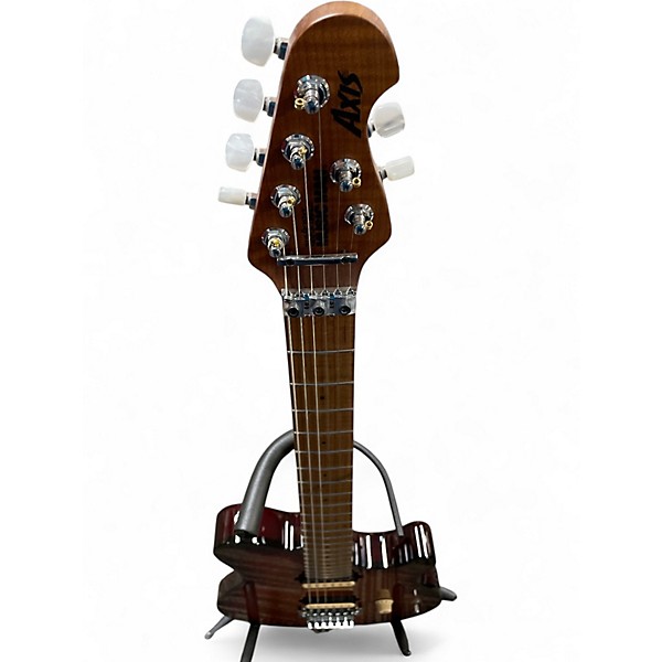 Used 2020s Ernie Ball Music Man Axis Roasted Amber Flame Solid Body Electric Guitar