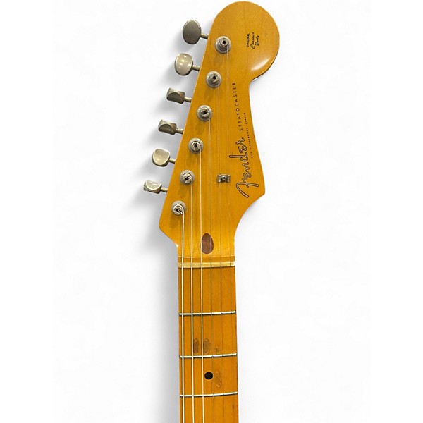 Used 1988 Fender ST-57 Stratocaster 3 Tone Sunburst Solid Body Electric Guitar