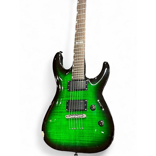 Used ESP LTD H330 Emerald Green Solid Body Electric Guitar
