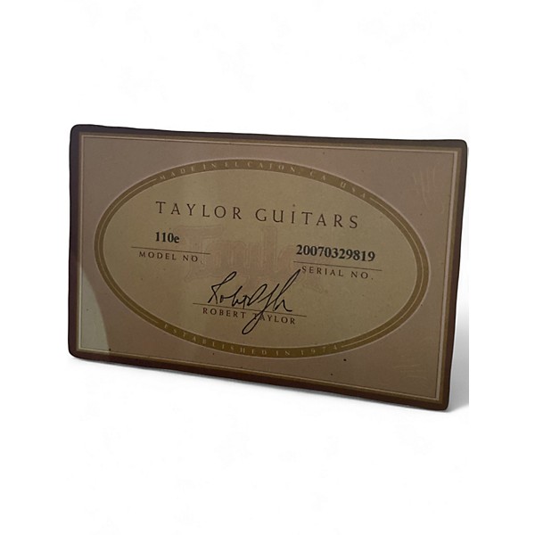 Used Taylor 110E Natural Acoustic Electric Guitar