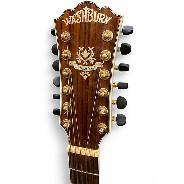 Used 2006 Washburn Cumberland J28S12DL Natural 12 String Acoustic Guitar