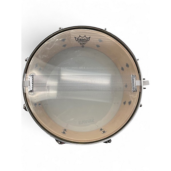 Used Gretsch Drums 14X5 Energy Snare Metallic Silver Drum