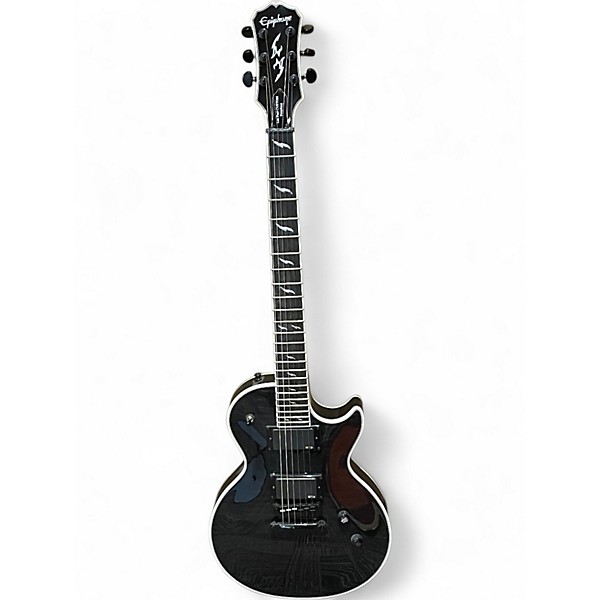 Used Epiphone Les Paul Custom Black Solid Body Electric Guitar