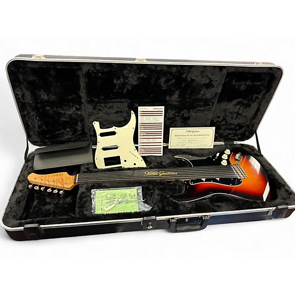 Used 2024 Xotic XCSPro 2 Light Aged 3 Tone Sunburst Solid Body Electric Guitar