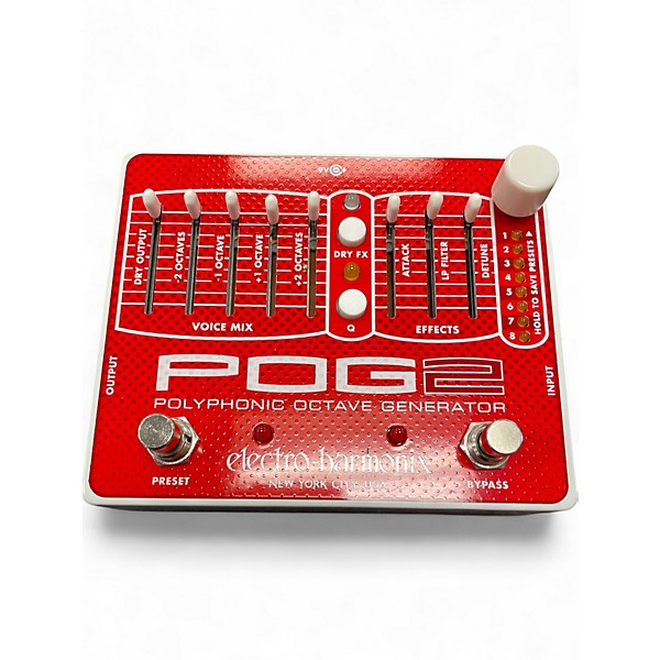 Used Electro-Harmonix Pog2 Polyphonic Octave Generator Effect Pedal