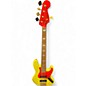 Used Fender MONO NEON JAZZ BASS Yellow Electric Bass Guitar thumbnail