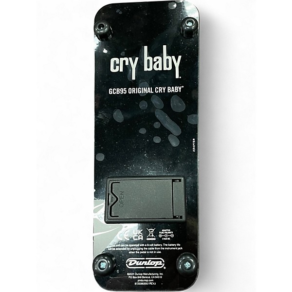 Used Dunlop Original Cry Baby Wah Effect Pedal
