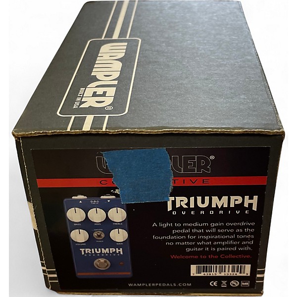 Used Wampler Triumph Overdrive Effect Pedal