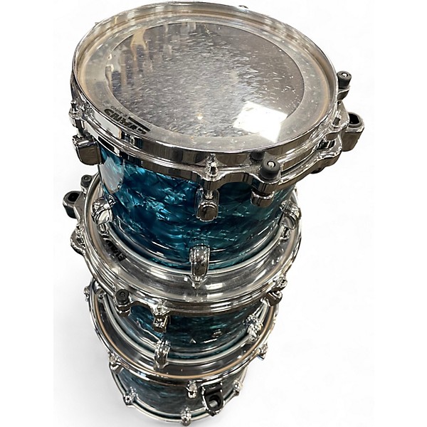 Used TAMA 5 Piece Starclassic TURQUOISE PEARL Drum Kit