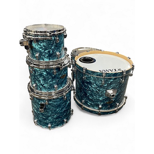 Used TAMA 5 Piece Starclassic TURQUOISE PEARL Drum Kit