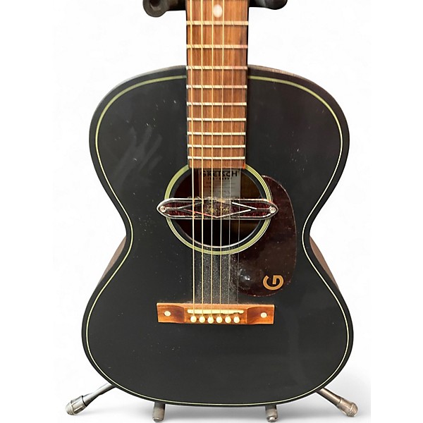 Used Gretsch Guitars Jim Dandy Deltoluxe Concert Black Top Acoustic Electric Guitar