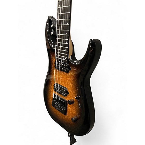 Used Jackson DK-7 Modern Gold Sparkle Solid Body Electric Guitar
