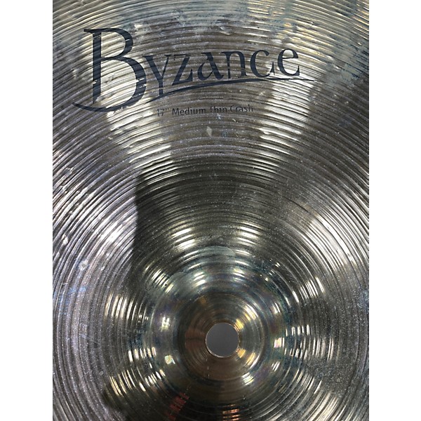Used Meinl 17in Byzance Medium Thin Crash Cymbal