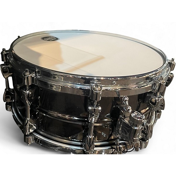 Used TAMA 6X14 Starphonic Snare Black and Silver Drum