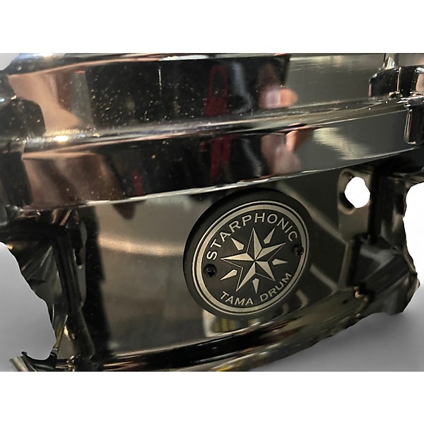 Used TAMA 6X14 Starphonic Snare Black and Silver Drum