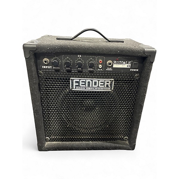 Used Fender Rumble 15 15W 1X8 Bass Combo Amp