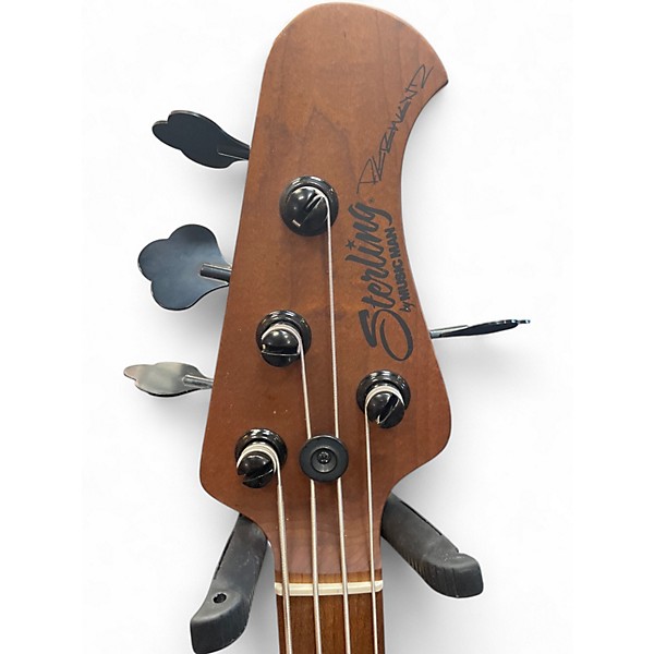 Used Sterling by Music Man PETE WENTZ SIGNATURE STINGWRAY 4 Black and Gold Electric Bass Guitar