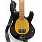 Used Sterling by Music Man PETE WENTZ SIGNATURE STINGWRAY 4 Black and Gold Electric Bass Guitar