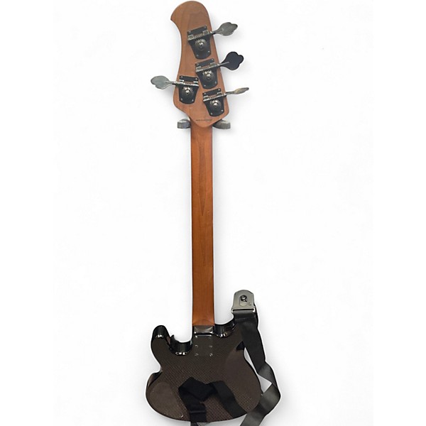 Used Sterling by Music Man PETE WENTZ SIGNATURE STINGWRAY 4 Black and Gold Electric Bass Guitar