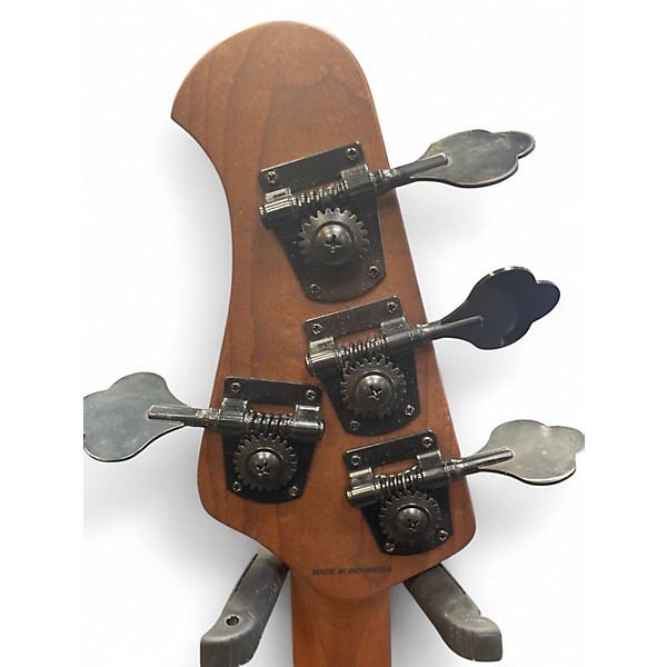 Used Sterling by Music Man PETE WENTZ SIGNATURE STINGWRAY 4 Black and Gold Electric Bass Guitar