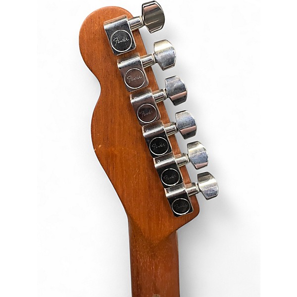 Used Fender American Acoustasonic Telecaster Natural Acoustic Electric Guitar