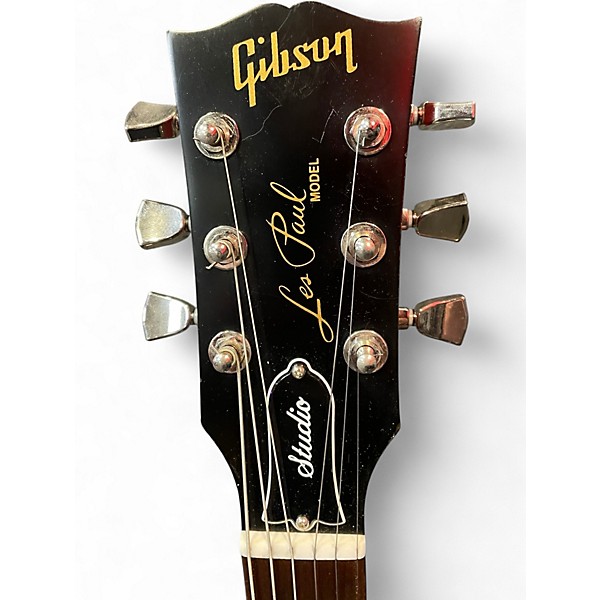 Used Gibson Les Paul Studio Red Solid Body Electric Guitar