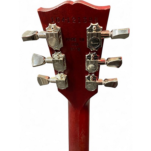 Used Gibson Les Paul Studio Red Solid Body Electric Guitar