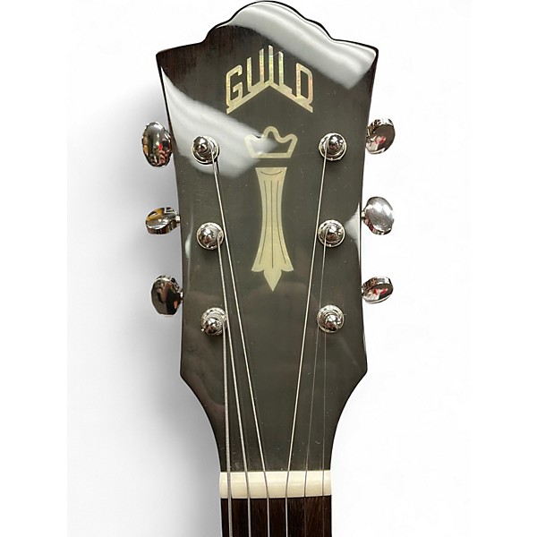 Used Guild OM120 Natural Acoustic Electric Guitar