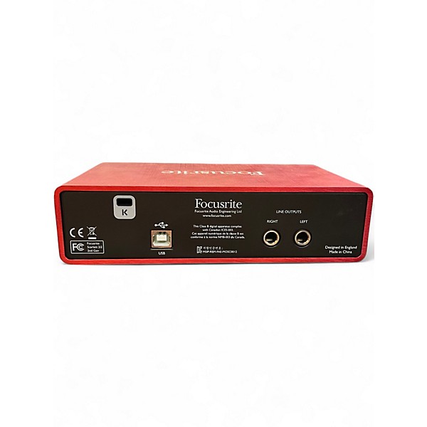 Used Focusrite Scarlett 2i2 Gen 3 Audio Interface