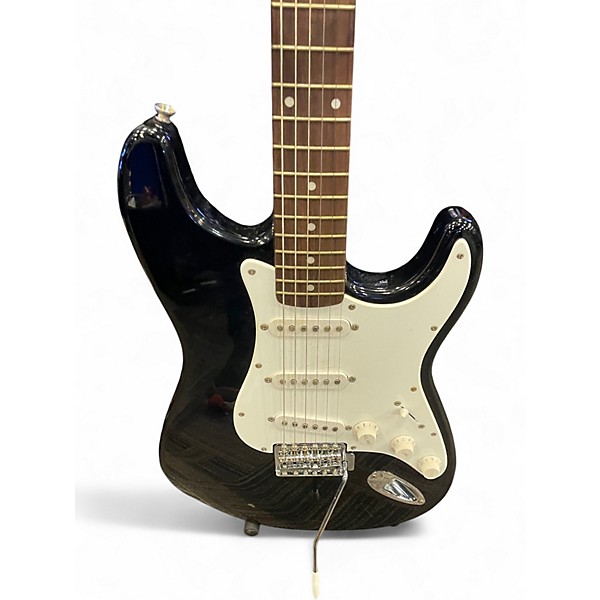 Used Squier Affinity Stratocaster Black Solid Body Electric Guitar
