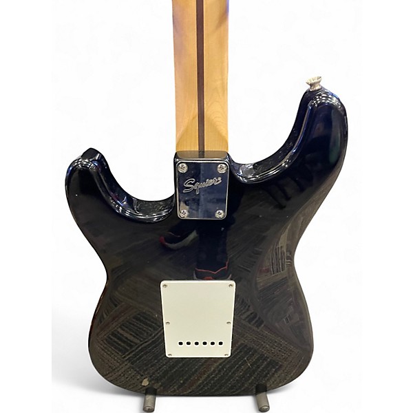 Used Squier Affinity Stratocaster Black Solid Body Electric Guitar
