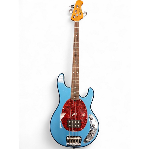 Used Sterling by Music Man STINGRAY Blue Electric Bass Guitar