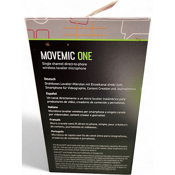 Used Shure MOVEMIC  RECEIVER Wireless System