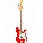 Used Fender Standard Precision Bass Red Electric Bass Guitar thumbnail