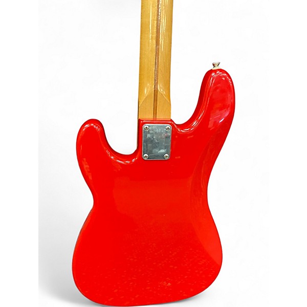Used Fender Standard Precision Bass Red Electric Bass Guitar