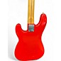 Used Fender Standard Precision Bass Red Electric Bass Guitar