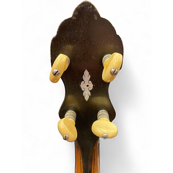 Vintage 1920s Bacon & Day Silver Bell No. 1 Tenor Banjo Natural Banjo