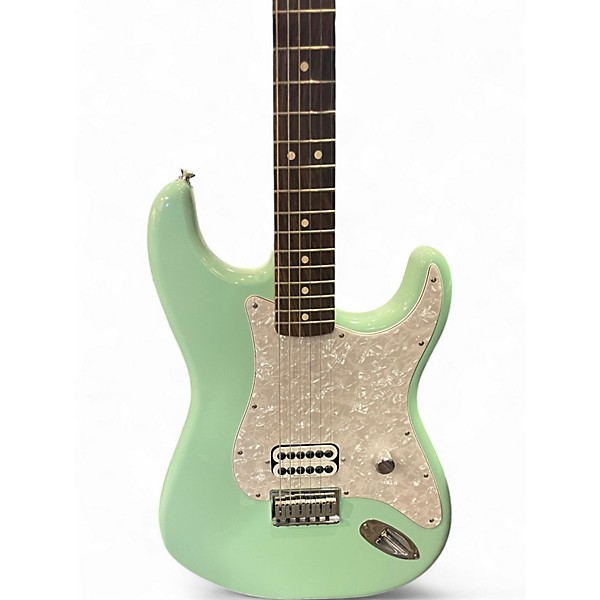 Used 2023 Fender Tom Delonge Signature Stratocaster Surf Green Solid Body Electric Guitar
