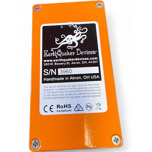 Used EarthQuaker Devices Speaker Cranker Overdrive Effect Pedal