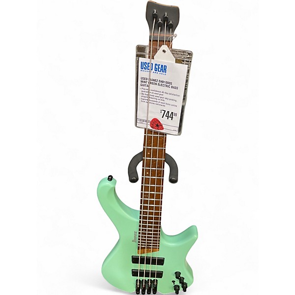 Used Ibanez EHB1000S MINT GREEN Electric Bass Guitar