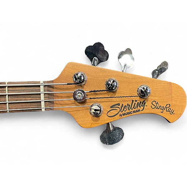 Used Sterling by Music Man Ray34 Heritage Cherry Sunburst Electric Bass Guitar