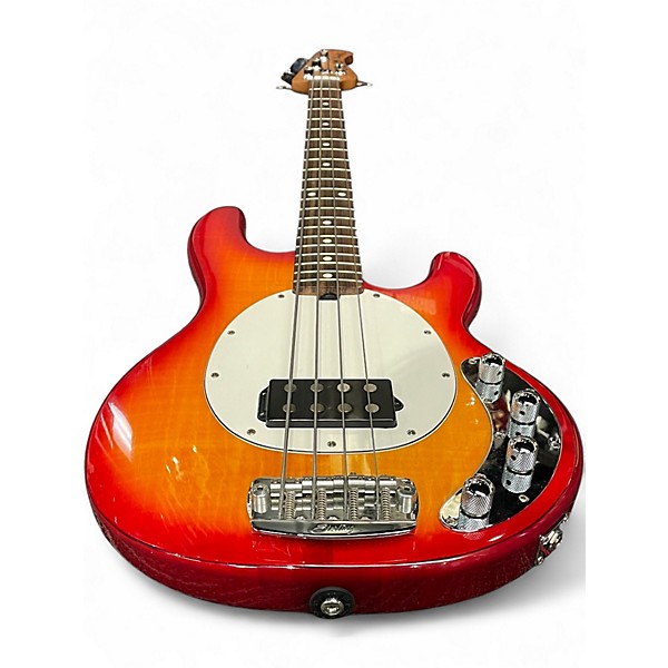 Used Sterling by Music Man Ray34 Heritage Cherry Sunburst Electric Bass Guitar
