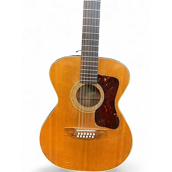 Used 1970s Guild F112 NT Natural 12 String Acoustic Guitar