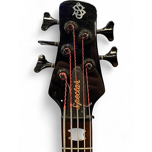 Used Spector Rebop 5 DLX Natural Electric Bass Guitar