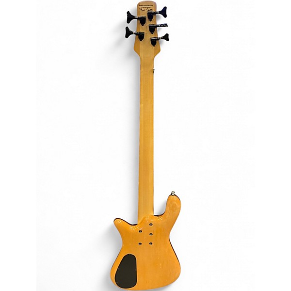 Used Spector Rebop 5 DLX Natural Electric Bass Guitar